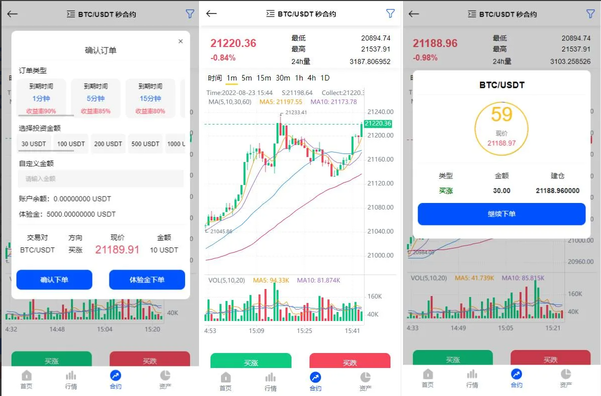 二开版多语言秒合约交易所微盘时间系统源码/区块链交易所源码/完整脚本任务