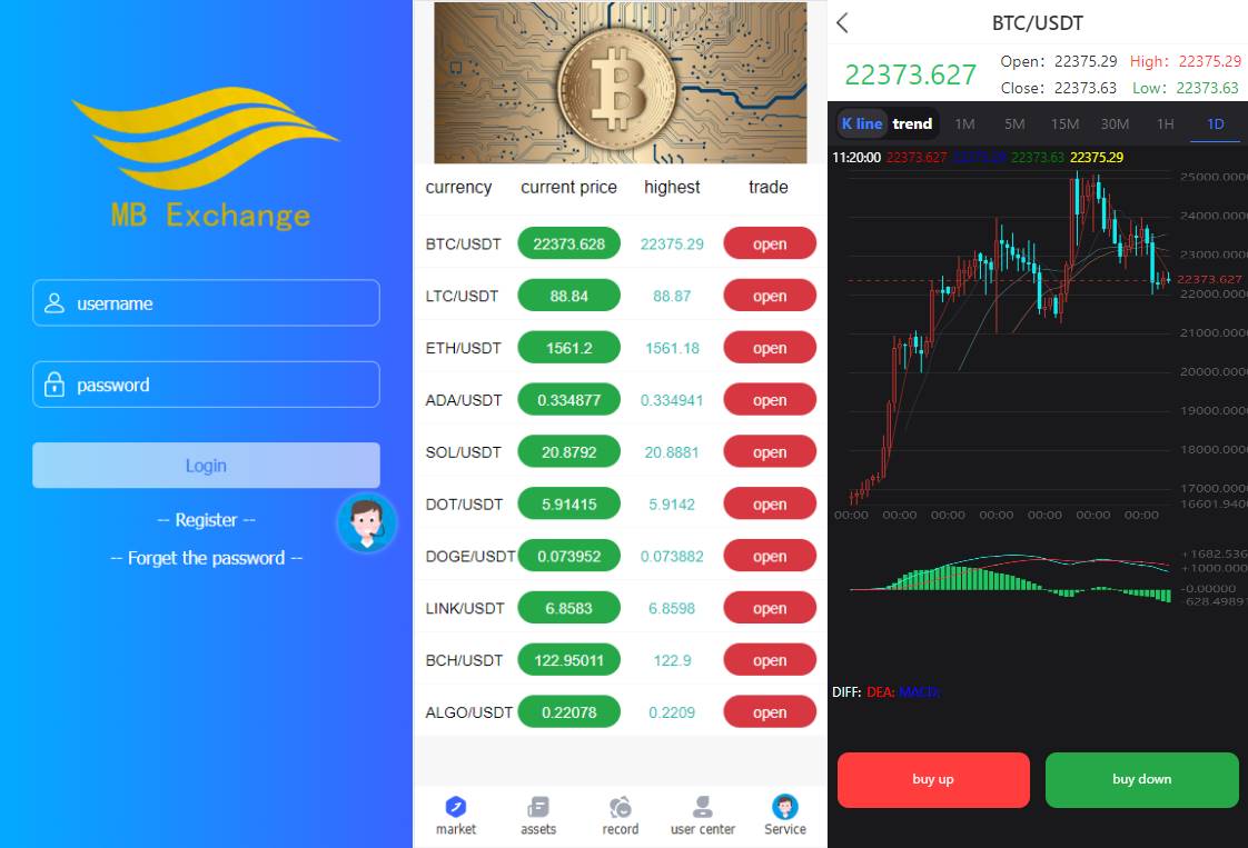 运营版微交易系统/伪交易所系统/虚拟币微盘源码