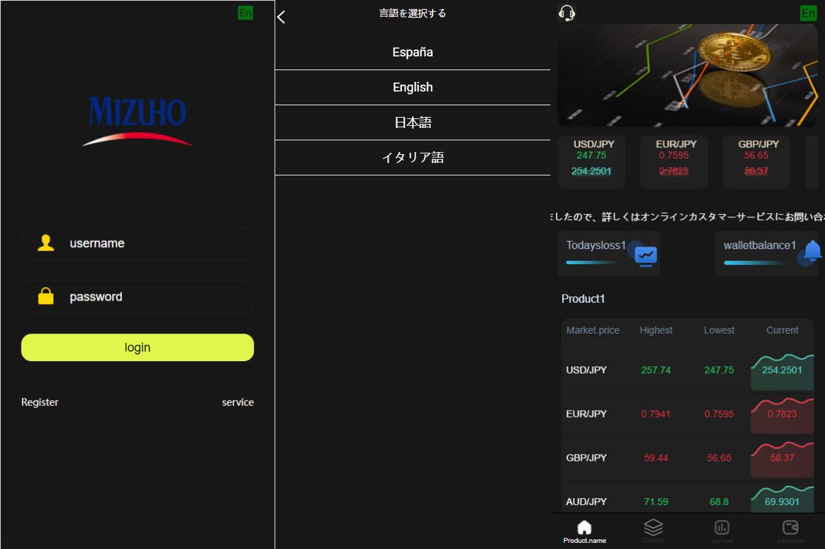 海外多语言微盘系统/外汇微交易源码/日本时间盘